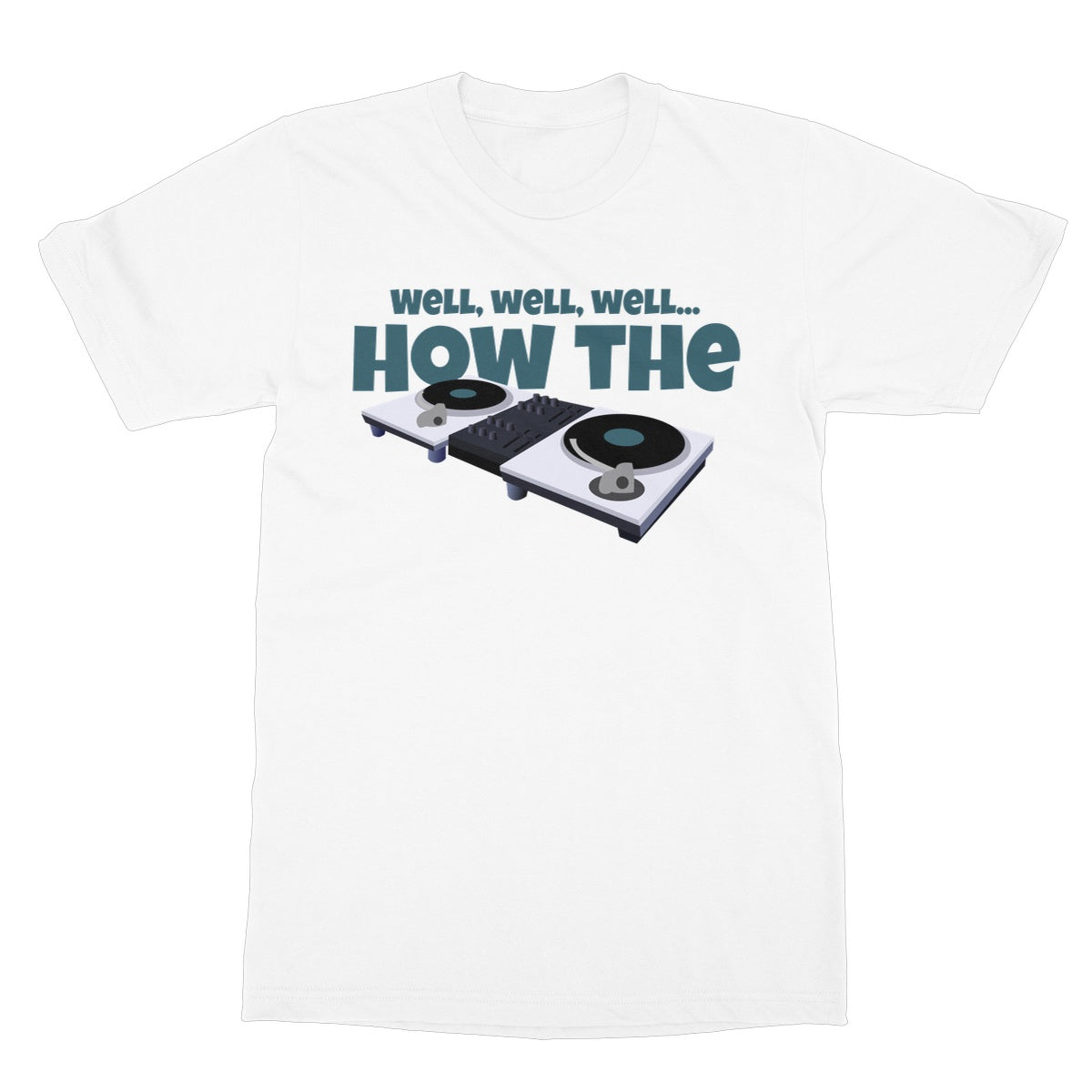 how the turntables t shirt white