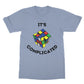 it's complicated t shirt blue