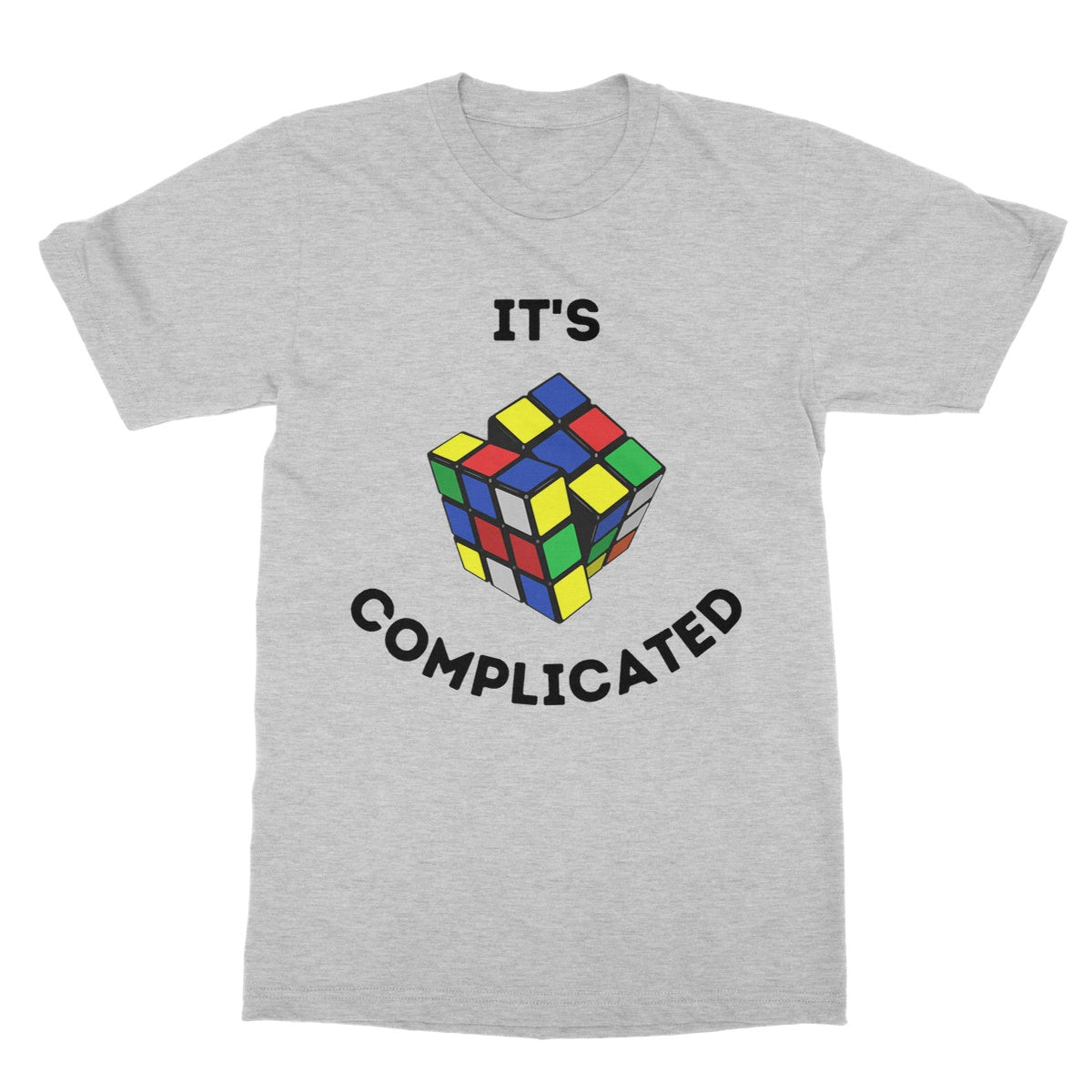 it's complicated t shirt grey