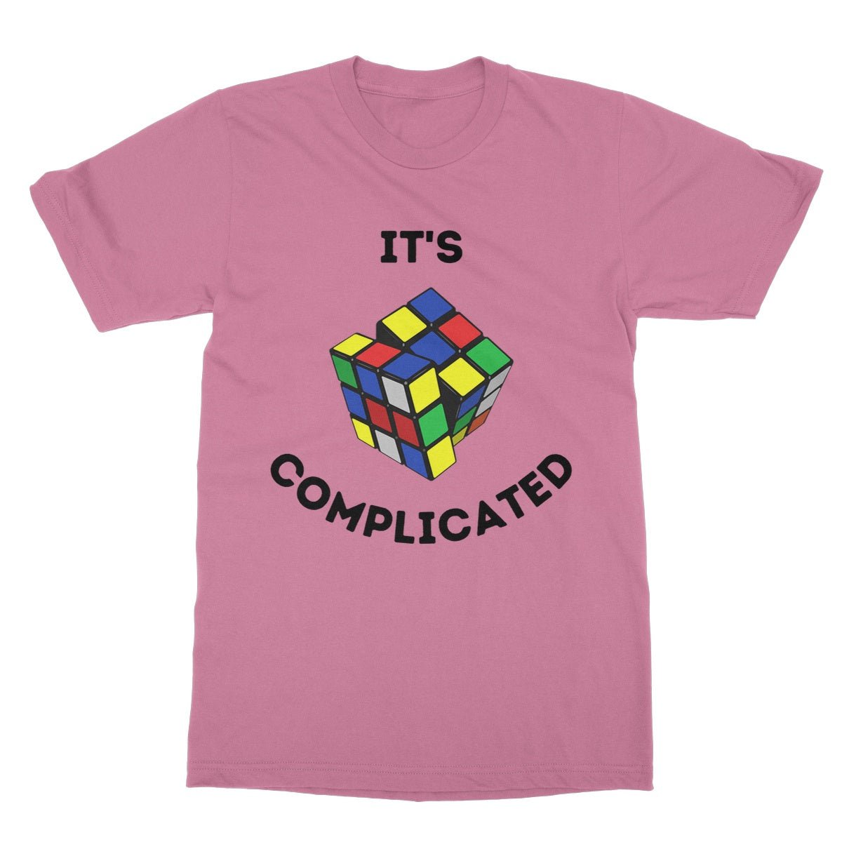 it's complicated t shirt pink
