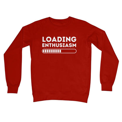 Loading Enthusiasm Jumper - Fire Red - Funny Jumper