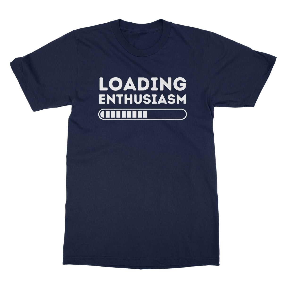 loading enthusiasm t shirt navy