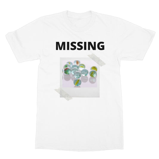 lost my marbles t shirt white