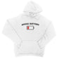 low social battery hoodie white
