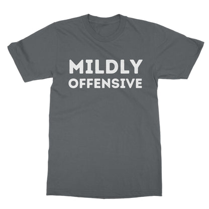 Mildly Offensive T-Shirt - Charcoal - Funny T-Shirt