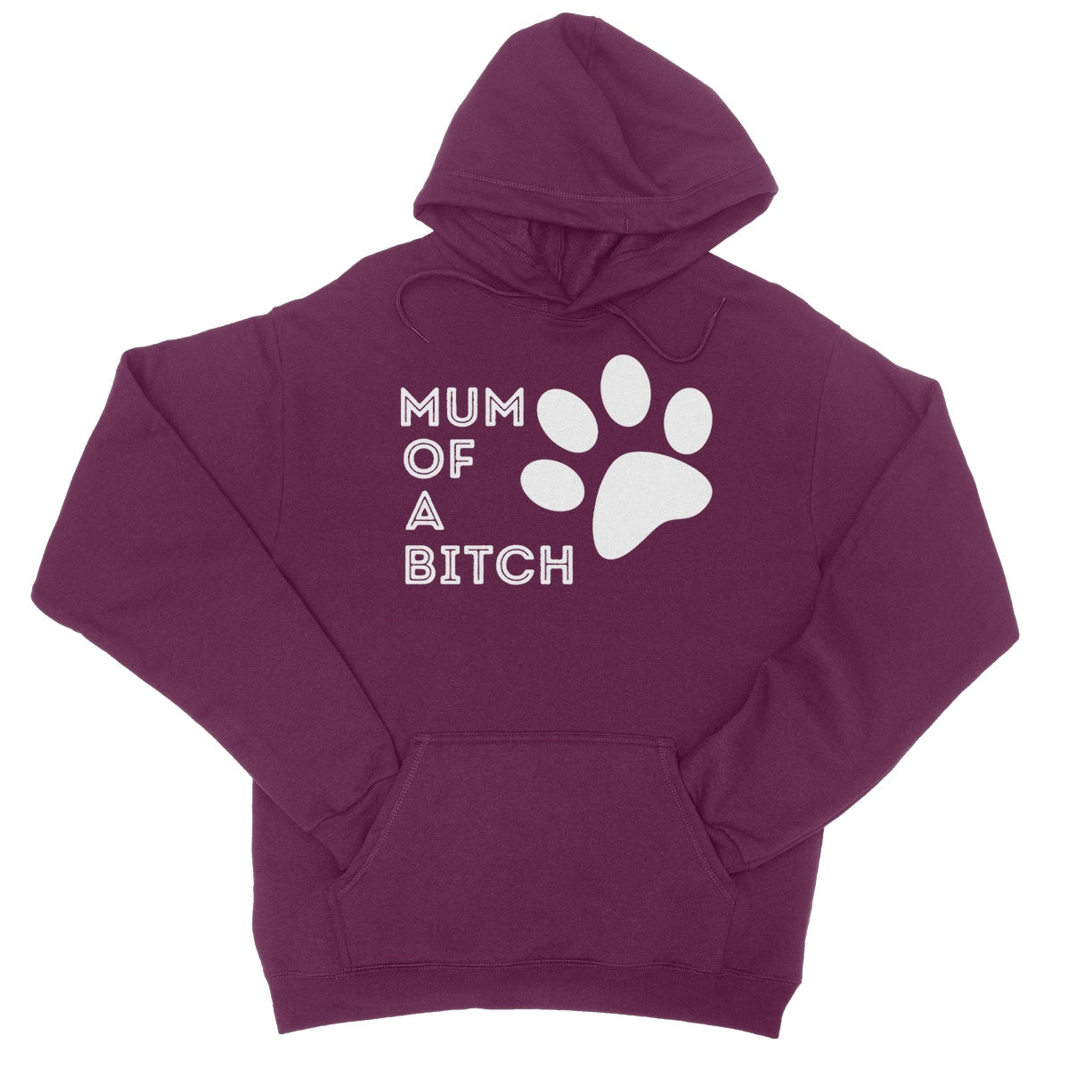 mum of a bitch hoodie purple