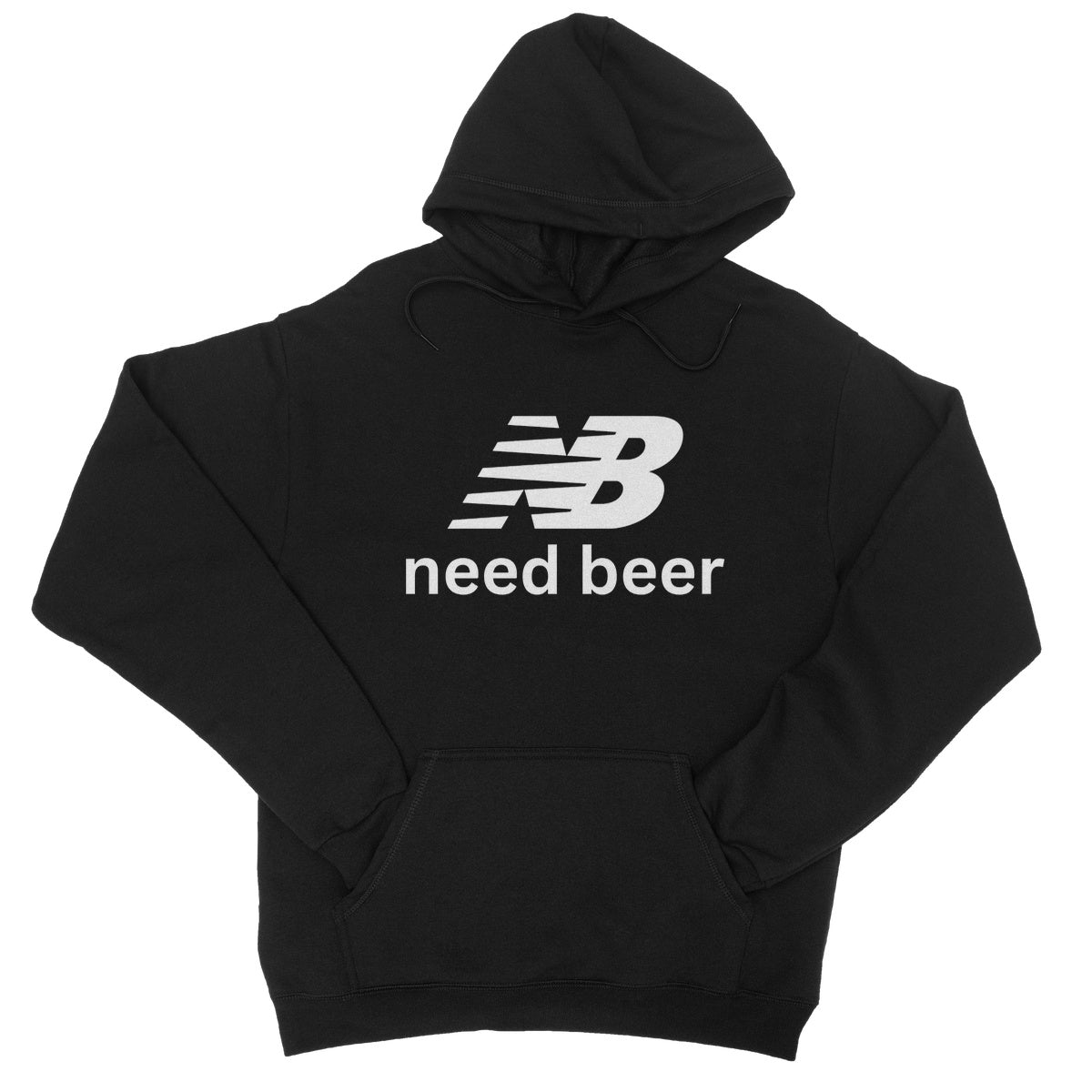 need beer hoodie black