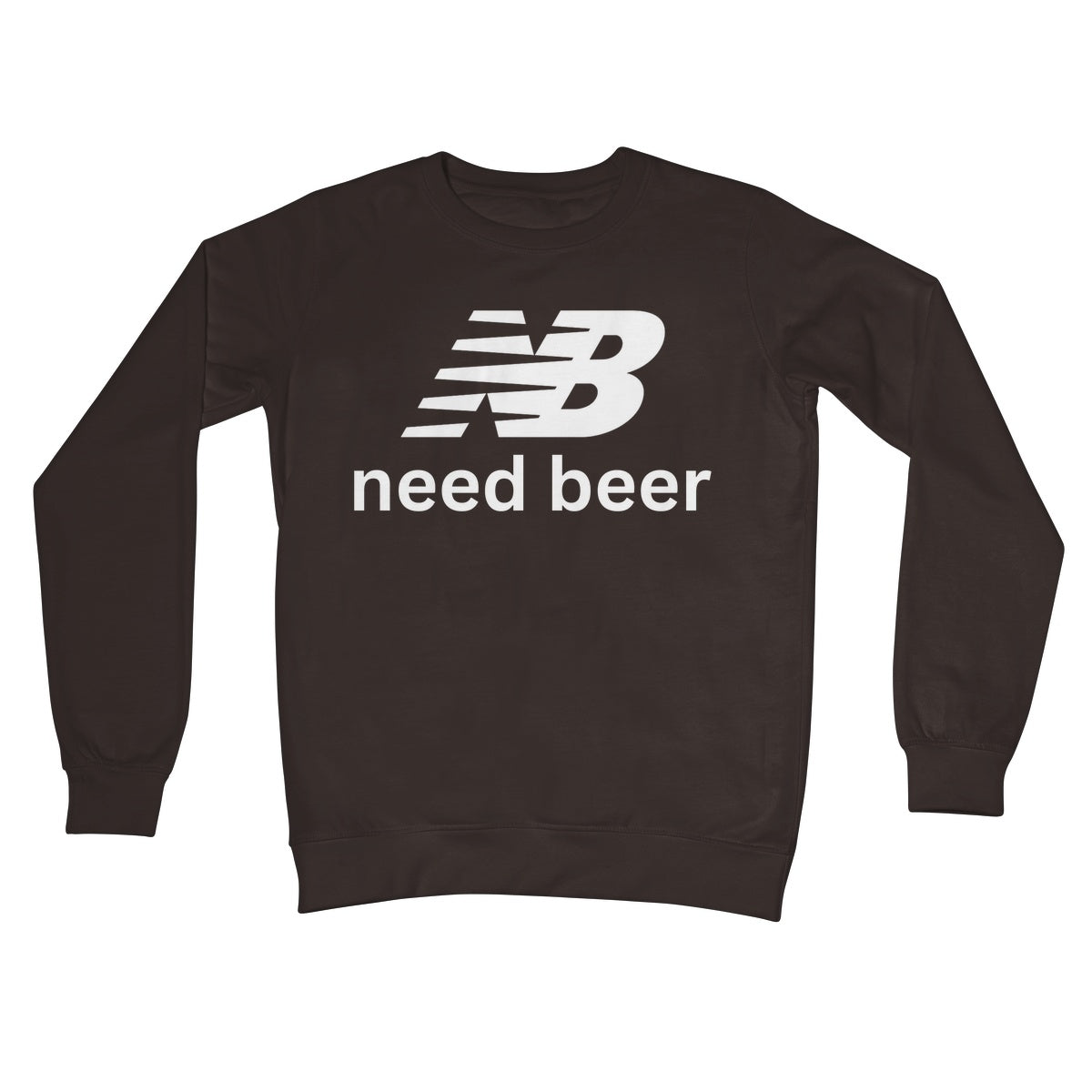 need beer jumper brown