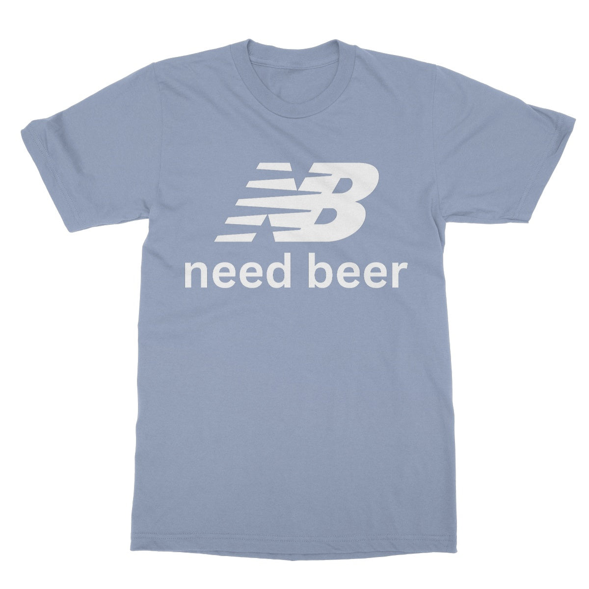 need beer t shirt blue