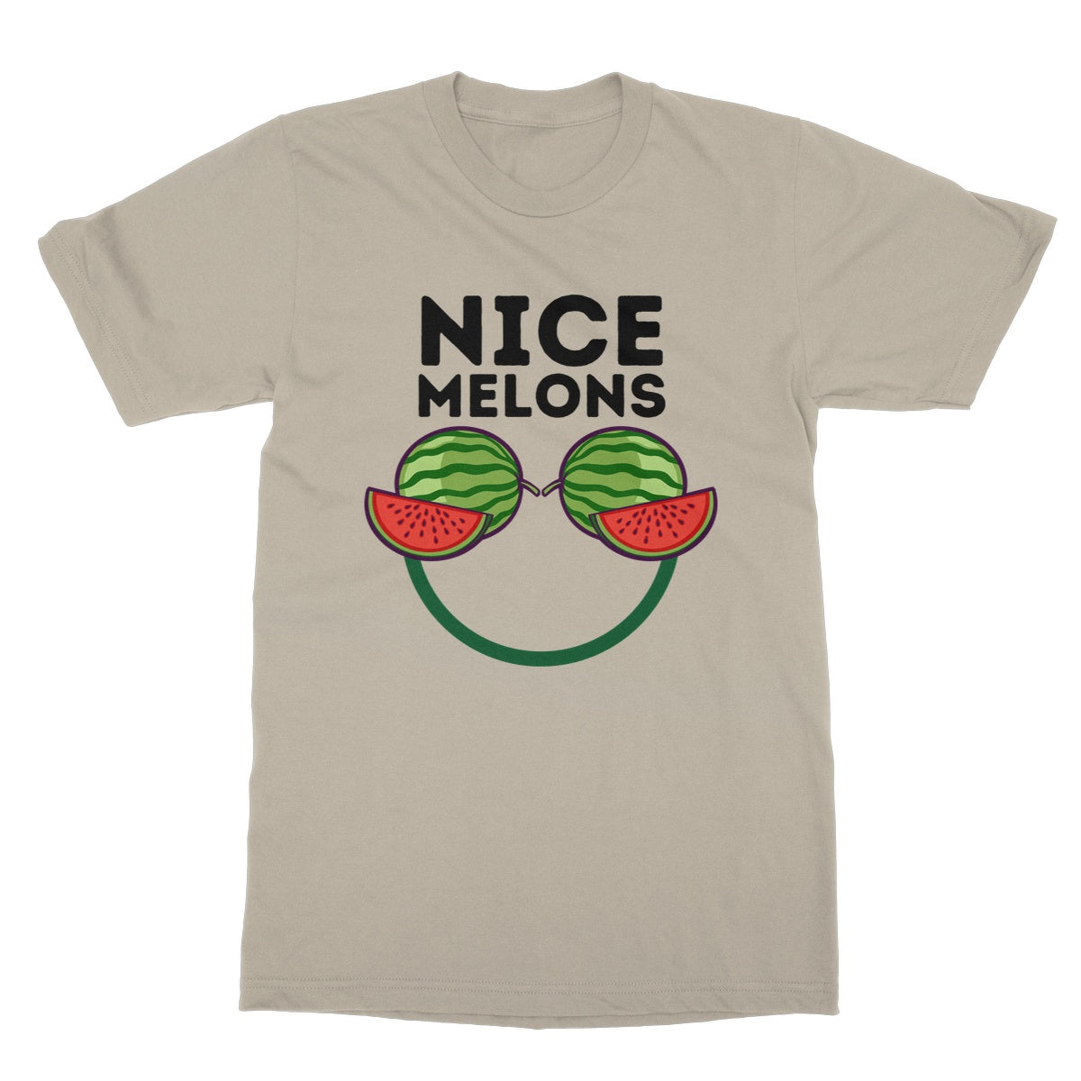 nice melons t shirt beige