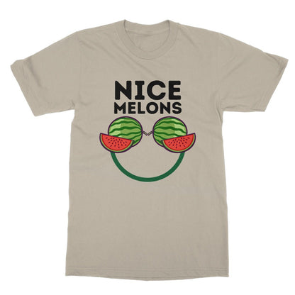 Nice Melons T-Shirt - Sand - Funny T-Shirt