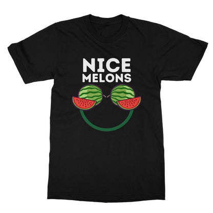 Nice Melons T-Shirt - Black - Funny T-Shirt