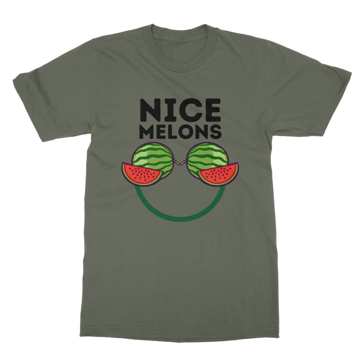 nice melons t shirt green