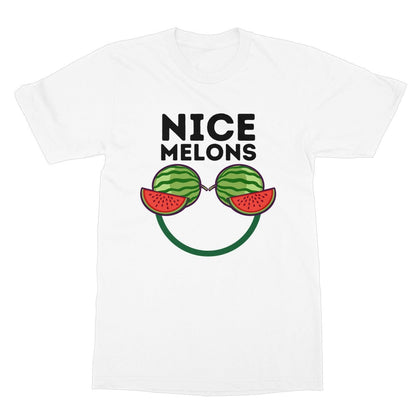 Nice Melons T-Shirt - White - Funny T-Shirt