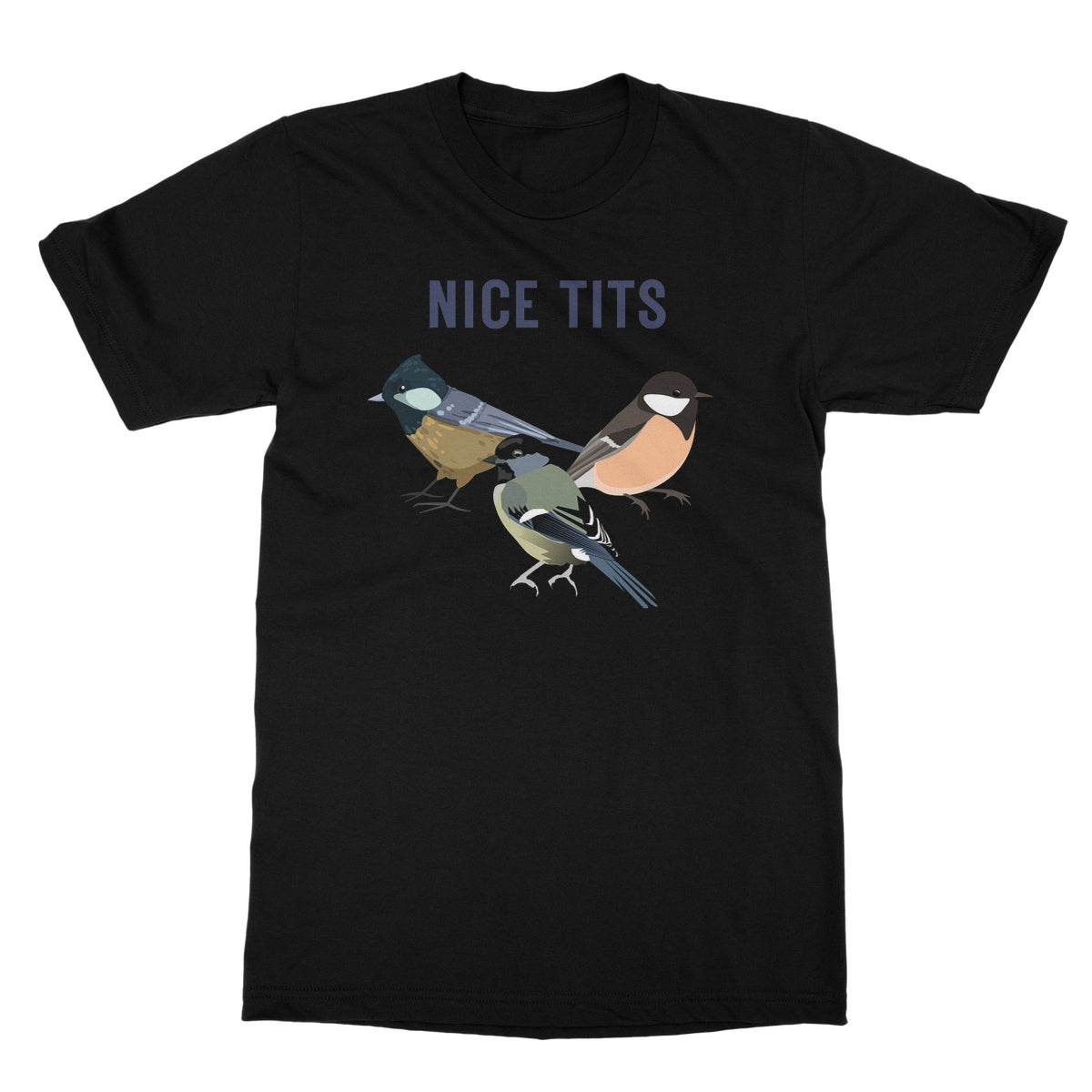 nice tits t shirt black