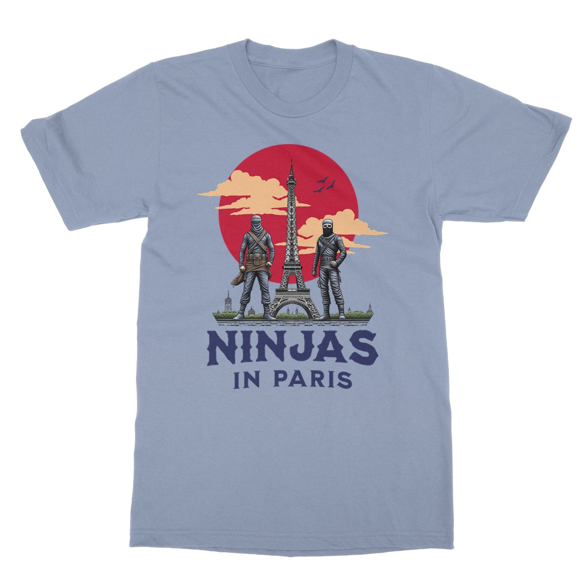 ninjas in paris t shirt blue