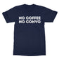no coffee no convo t shirt navy