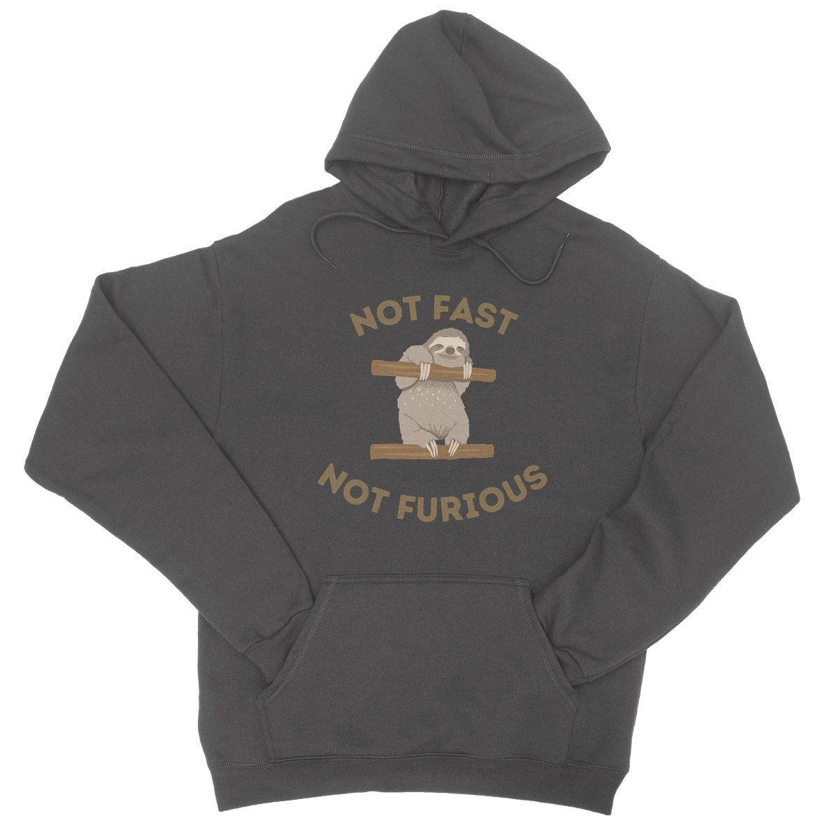 not fast not furious hoodie grey