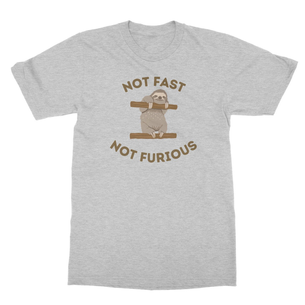 not fast not furious t shirt grey