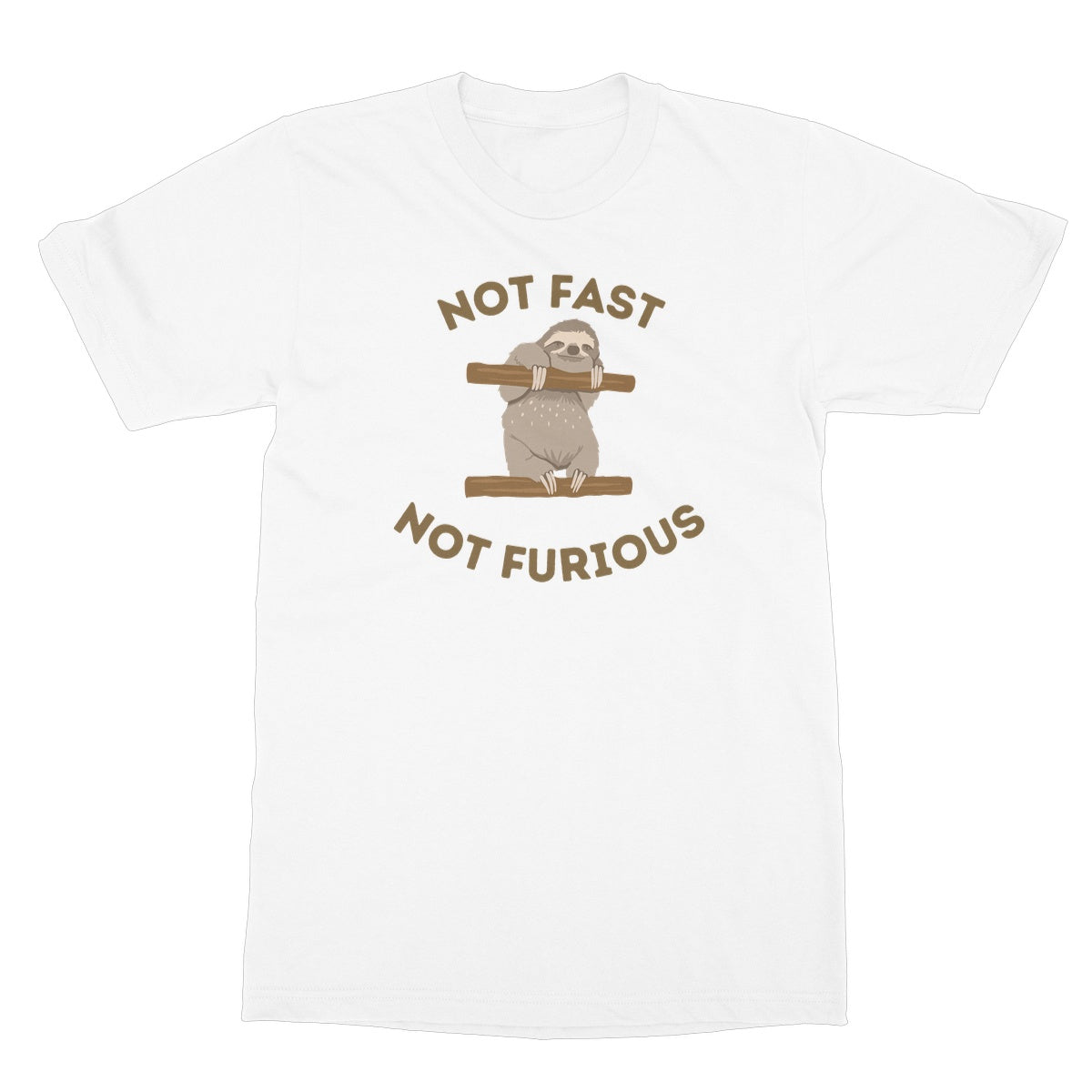 not fast not furious t shirt white