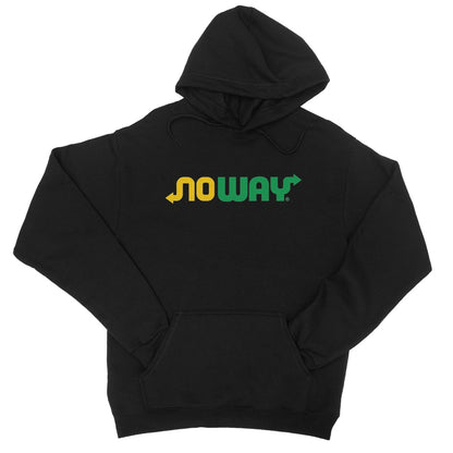 noway hoodie light black