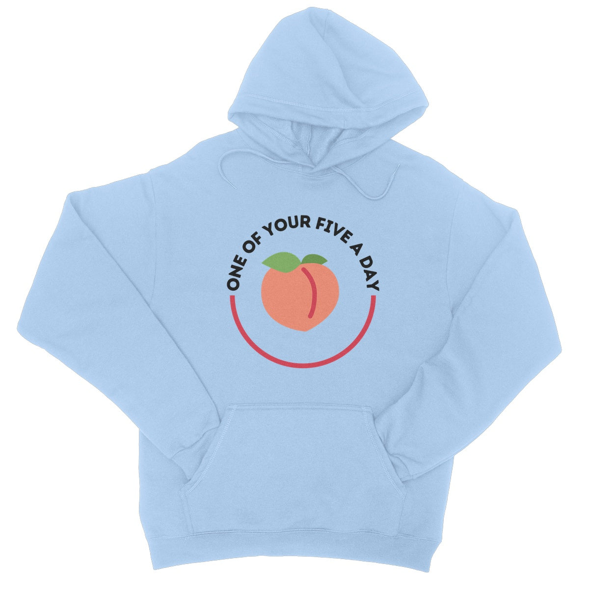 one of your five a day hoodie blue