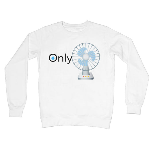 only fans jumper white