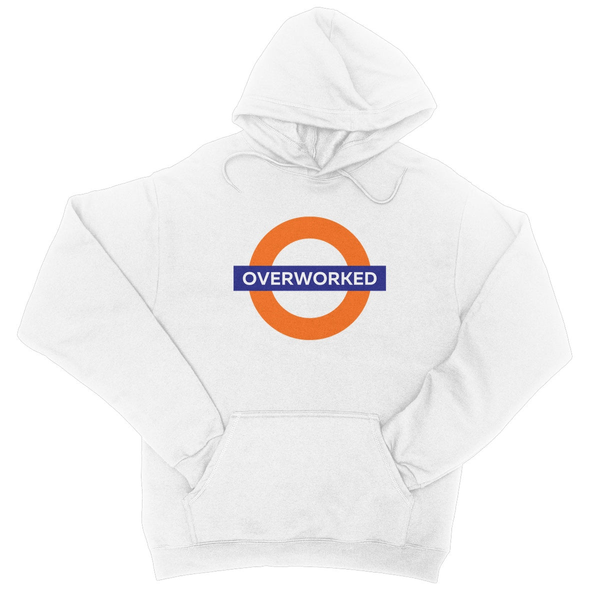 overworked hoodie white