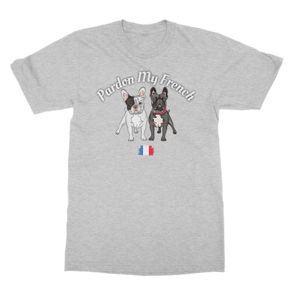 Pardon My French T-Shirt - Sport Grey - Funny T-Shirt
