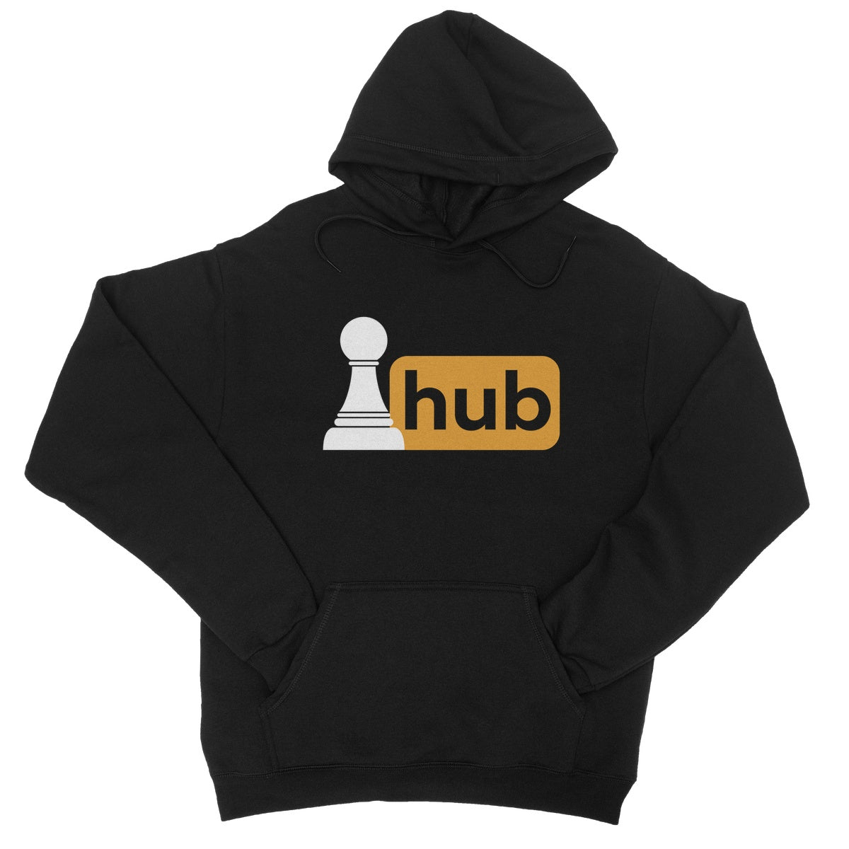 pawn hub hoodie black
