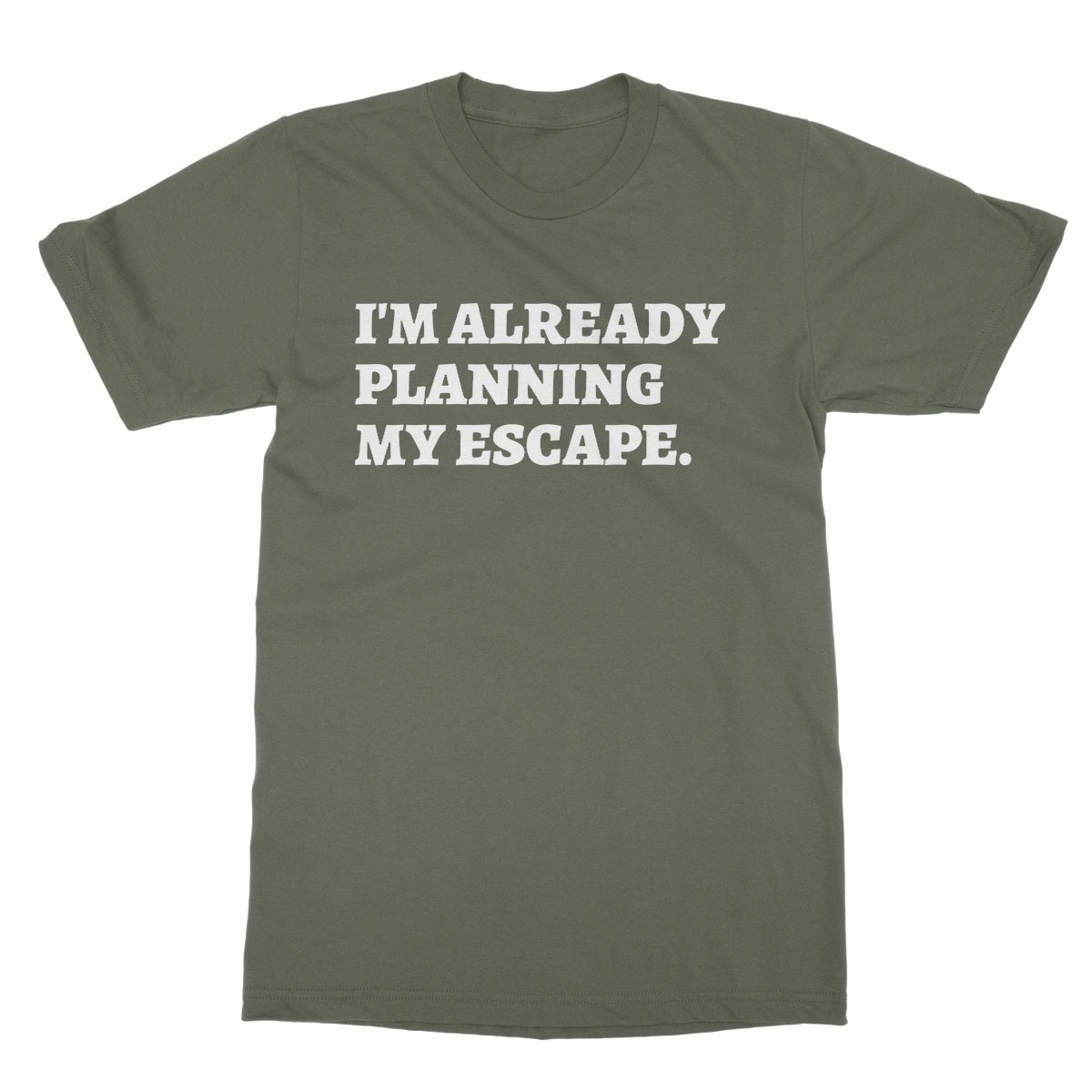 planning my escape t shirt green