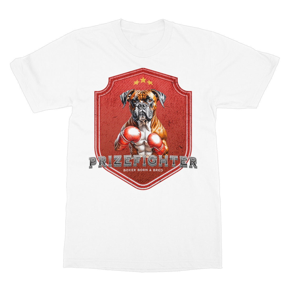 prizefighter t shirt white