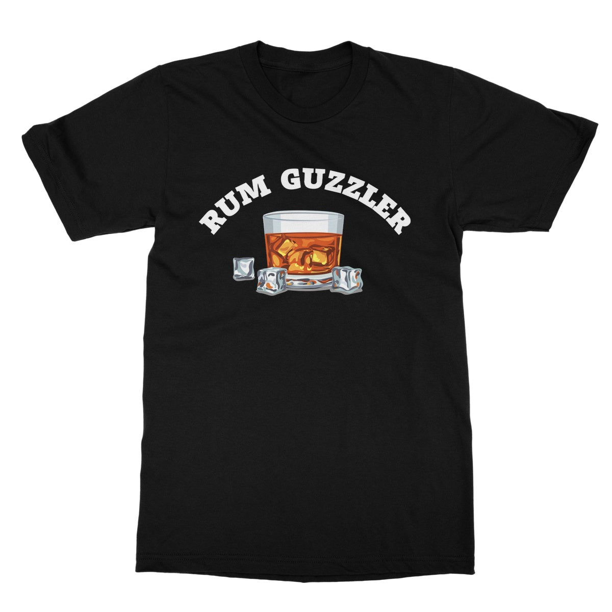 rum guzzler t shirt black