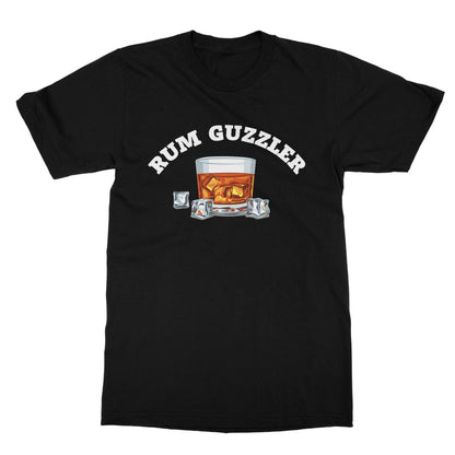 rum guzzler t shirt black