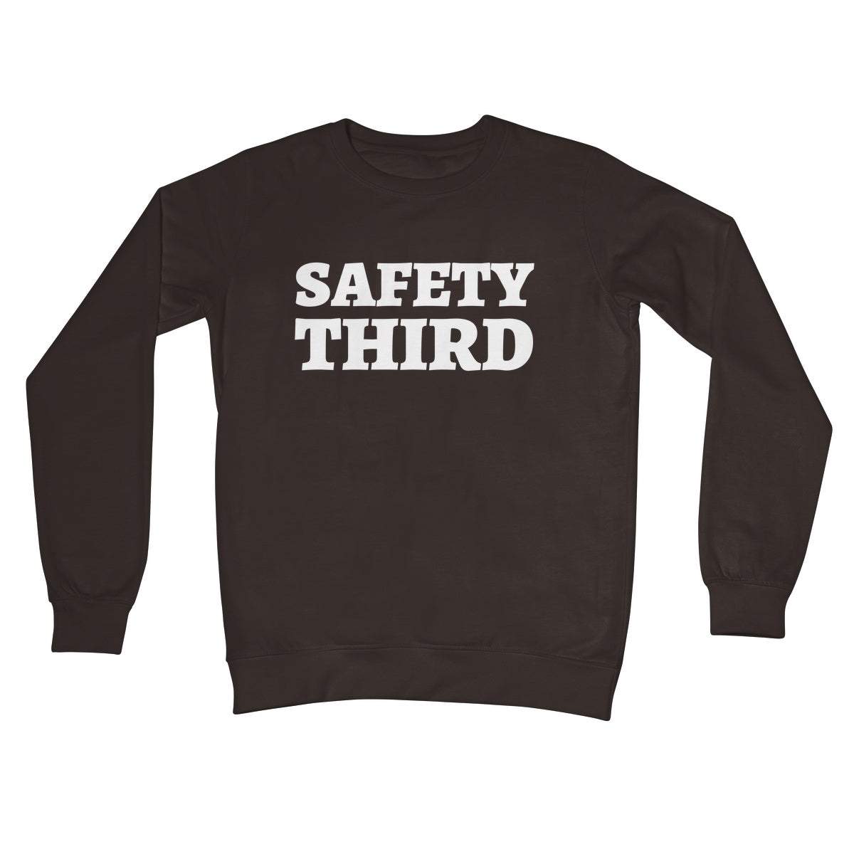 safety third jumper brown