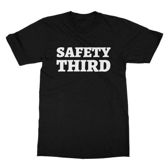 safety third t shirt black