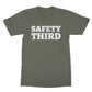 safety third t shirt green
