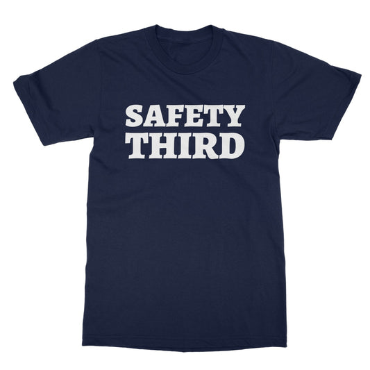 safety third t shirt navy
