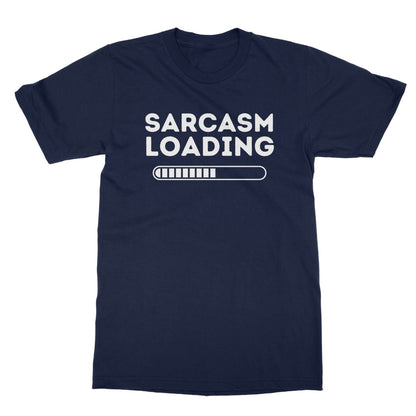 Sarcasm Loading T-Shirt - Navy - Funny T-Shirt