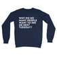 see me next tuesday jumper navy