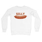 silly sausage jumper white