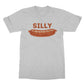 silly sausage t shirt grey