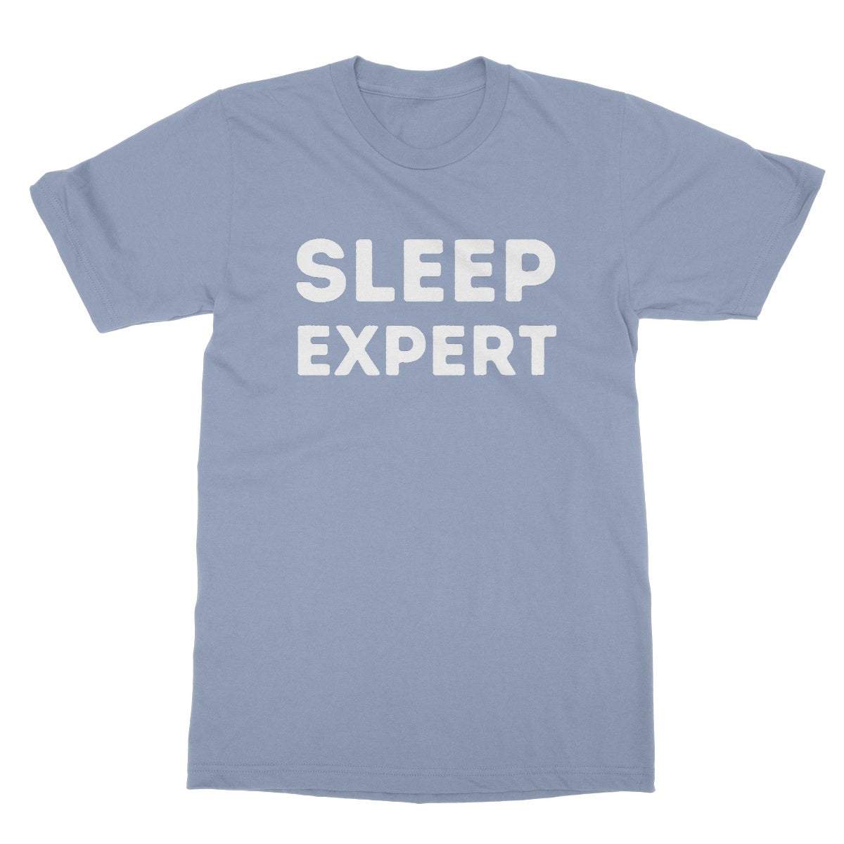 sleep expert t shirt blue