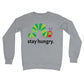stay hungry jumper grey