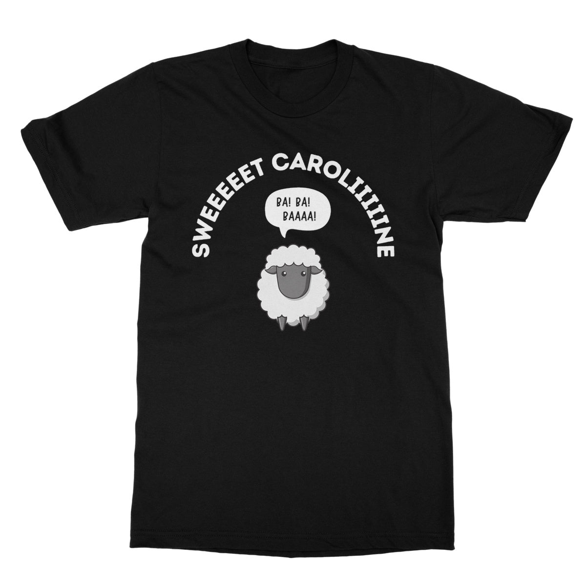 sweet caroline t shirt black
