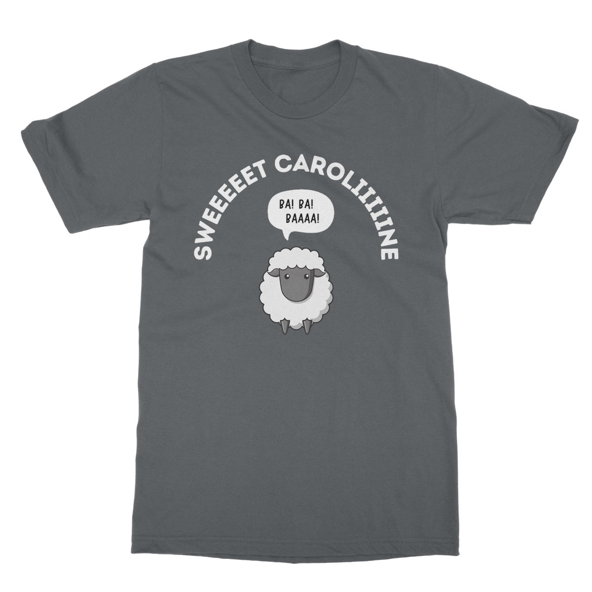 sweet caroline t shirt grey