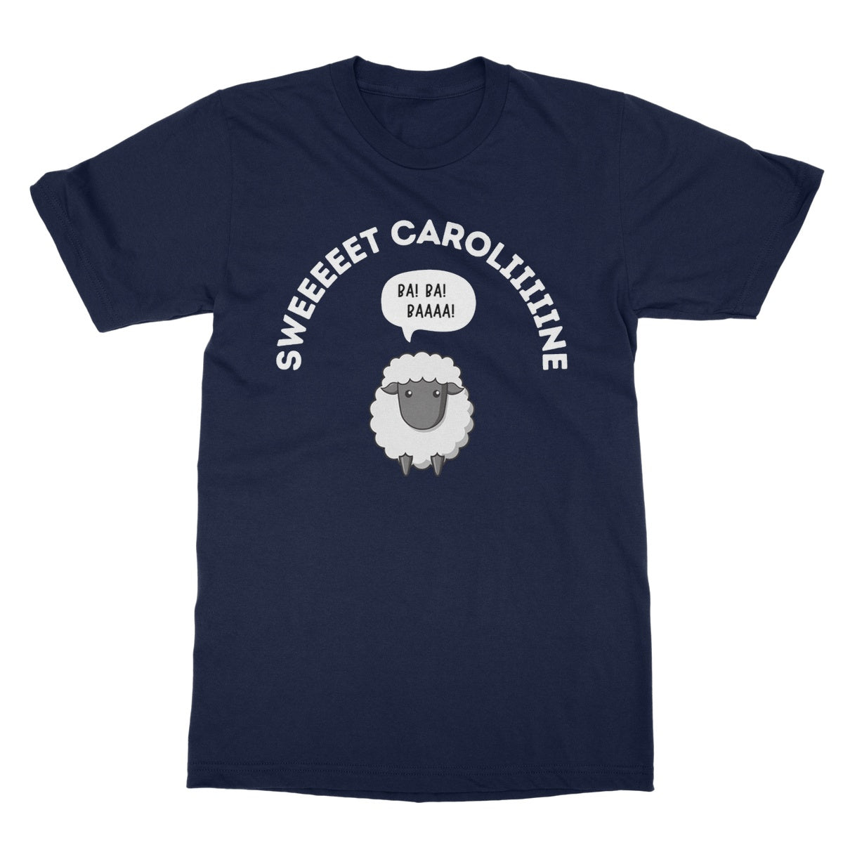 sweet caroline t shirt navy