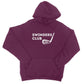 swinger club hoodie purple