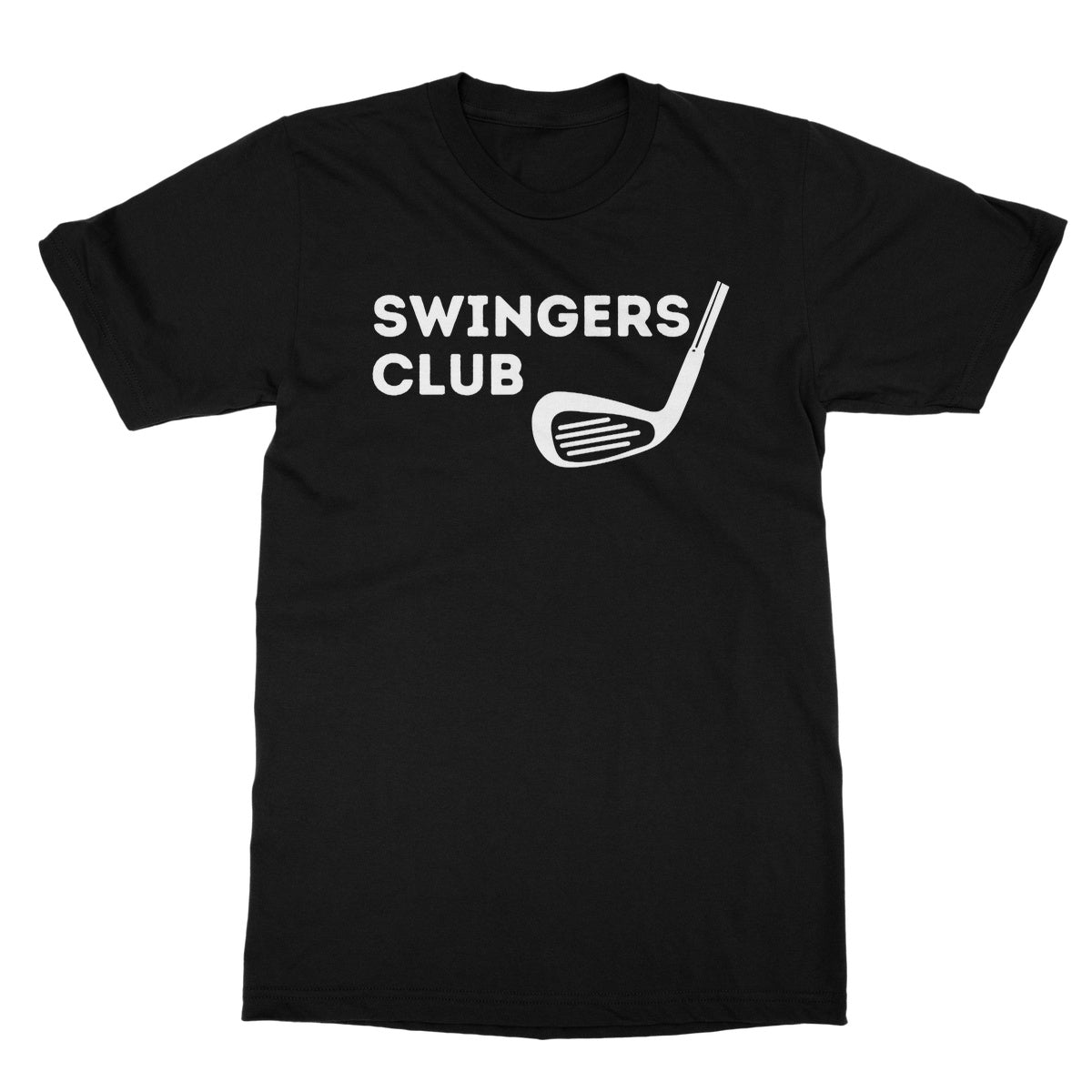 swingers club t shirt black
