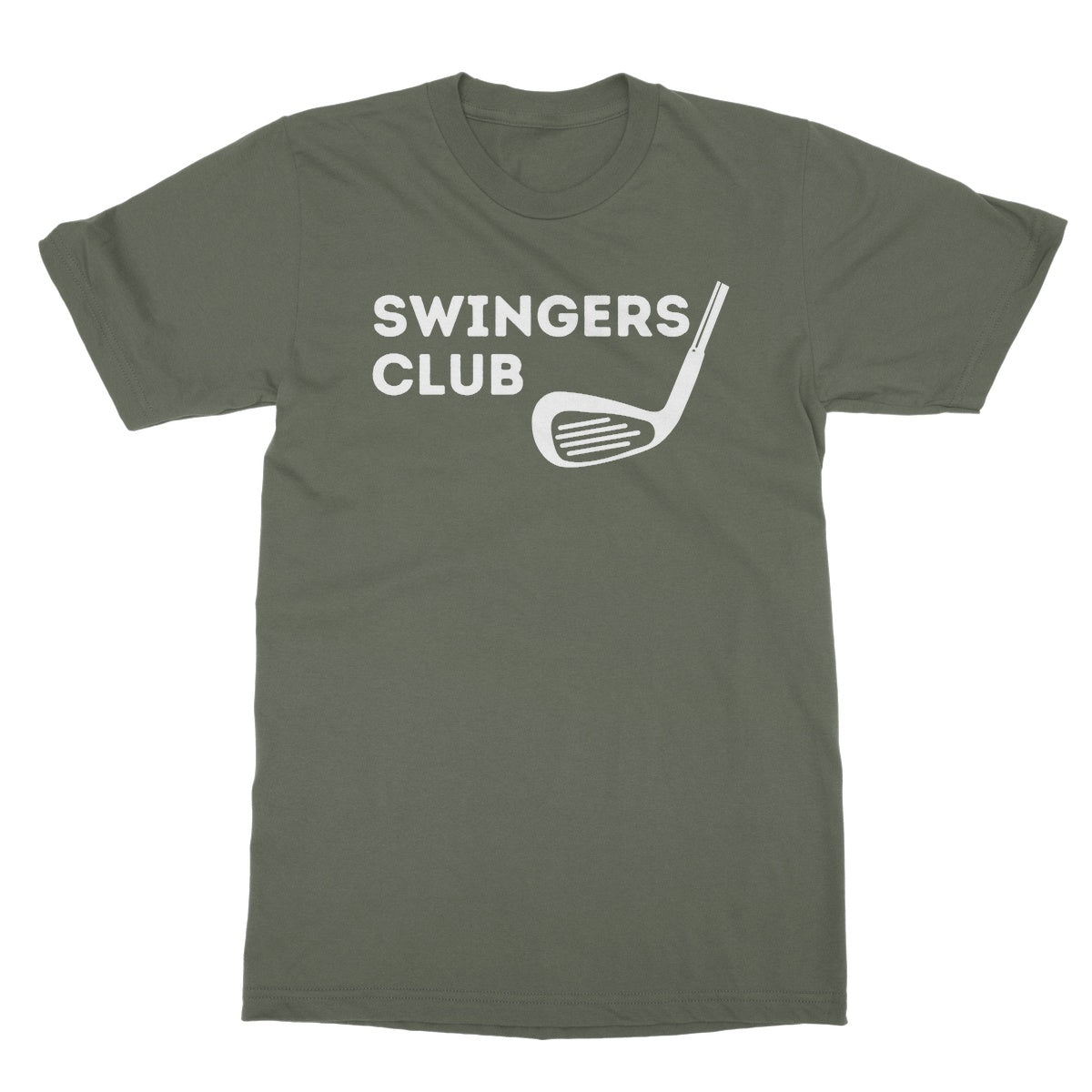 swingers club t shirt green